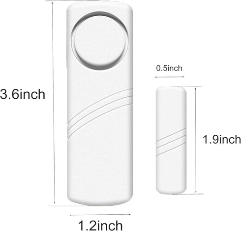 Home Door and Window Alarm, Security System for Child Safety, Pack of 3