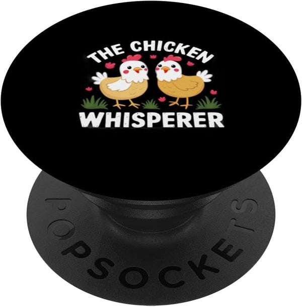 PopSockets Standard PopGrip Chicken Whisperer Chicks Funny Homesteading Farm Life