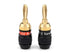 Sewell SW-29863-12 Deadbolt Banana Plugs, 12-Pairs Gold Plated Speaker Plugs, Quick Connect