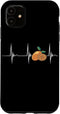 Funny Citrus Fruit Tart Kumquat Lover Heartbeat EKG Pulse Citrus Sweet Orange Lover Kumquat Case for iPhone 11