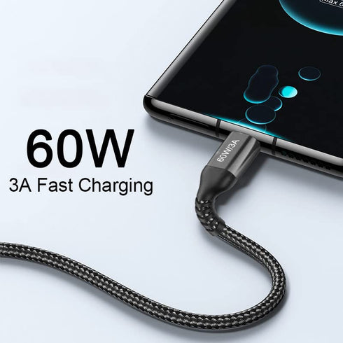 USB-C to USB-C Cable (15FT 2PACK 60W) Long Cable, Fast Charging Cord for iPhone 15 Pro/Samsung Galaxy S23/Google Pixel