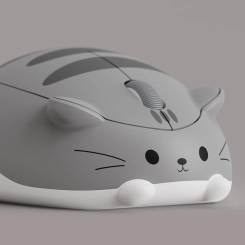 Akko Cat Theme Wireless Gaming Mouse, 2.4G GHz with USB Receiver, Cute Optical Cordless Mouse for Computer, Laptop,