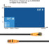 Network Cable, Shielded Ethernet Cat8 10ft 2pack, Gold Plated RJ45 Connectors, 26AWG, Weatherproof 40Gbps