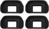 4X Camera Eyepiece Eyecup 18mm Replacement Viewfinder Protector for 80D 70D 60D
