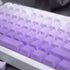 Gradient Purple Keycaps Set, 125 Keys Cherry Profile Dye Sub PBT for 60% 65% 95% Mechanical Keyboards