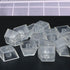 20 pcs Keycaps Replacement DIY Crystal Not Transparent Profile Blank Backlit Accessory for Mechanical Professional
