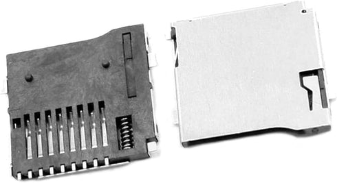 Pack of 15 SD Card Slot Sockets PCB Mount Connector Spring Loaded Push Push Micro SD Transflash Memory Card Socket Slot