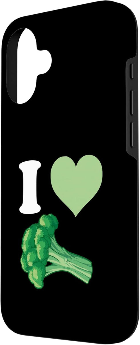 Funny Broccoli Tees 16 I Heart Broccoli Case for iPhone