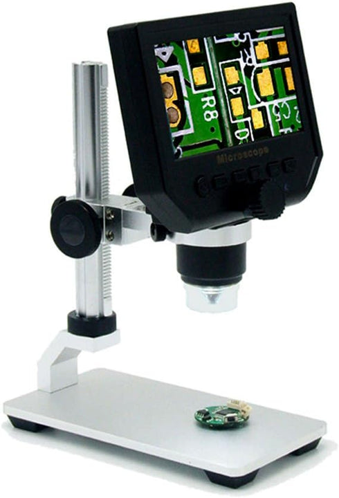 Aluminium Alloy Universal Adjustable Base Stand Holder for Max 1.4" Diameter USB Digital Microscope Endoscope Camera