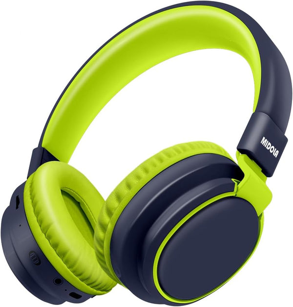 Kids Bluetooth Headphones 5.3, Wireless 60H Play Time, Volume Limited 85/110dB Over Ear Foldable Headset for Boy Girl