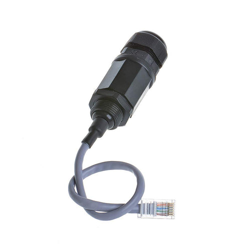 5PCS M20 RJ45 Waterproof Cat5 8P8C Connector, IP67 Ethernet LAN Cable Connector for Outdoor LAN Coupler Adapter