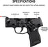 MightySkins Carbon Fiber Skin for Ruger LCP 380 - Daisies, Durable Vinyl Decal Wrap Cover
