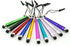 TCD 10 Colorful Long Mini Baseball Stylus Pens for Universal Capacitive Touch Screens