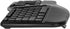 Monoprice Ergonomic Wireless Split Keyboard, 105-Key 2.4GHz with 13 Multimedia Hotkeys, Built-in Wrist Cushion Support