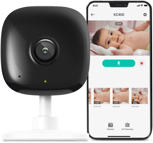Kasa Smart Kasa 2K+ Indoor Wired Security Camera - Works as a Baby Monitor