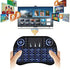 Wireless Mini Keyboard Remote Control with Touchpad Mouse Combo, RGB Backlit for Android TV Box Smart TV