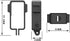 Action 2 Protective Frame with Hot Shoe Base, Anti-Drop Dust Protection Case Cover