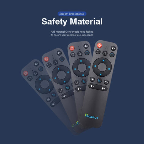 BPR1S Plus Air Mouse Remote Control, 2.4G RF Bluetooth Voice Remote with IR Learning for Android TV Box, Smart Projector