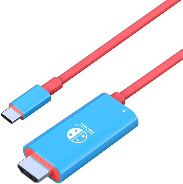 BKELHS USB C to HDMI Cable 2 in 1 Steam Deck Adapter 4K