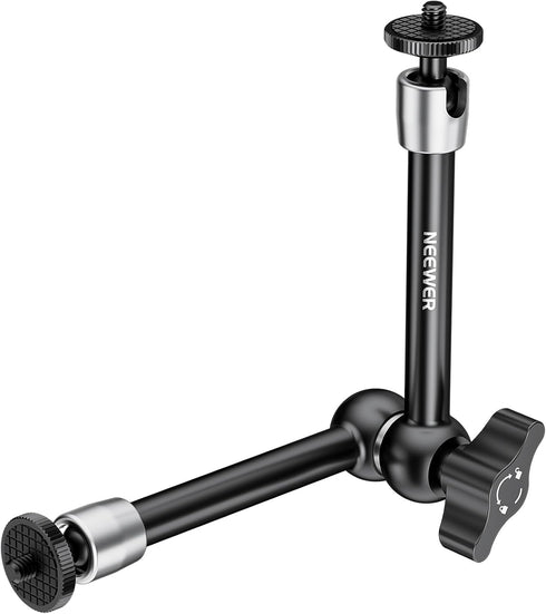 NEEWER 9.8"/25cm Adjustable Friction Magic Arm with 1/4" Screw, Compatible with SmallRig Cage, Flash, Microphone,