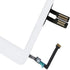 Touch Screen Digitizer Assembly Replacement for White iPad 6 2018, A1893 A1954 with Home Button
