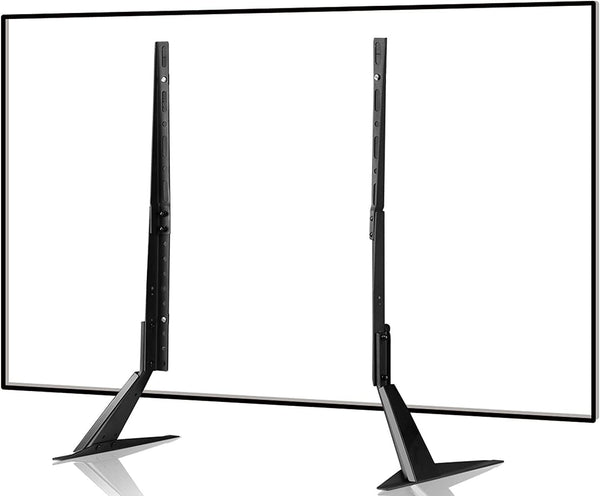 Universal TV Stand, Metal TV Legs for 20-65 inch LCD/LED/OLED/Plasma Flat&Curved Screen TV with Height Adjustment, VESA