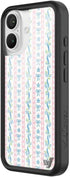 Wildflower 16 6.5ft Cases - Compatible with iPhone | Protective Black Bumper, Drop Test Certified, Women Owned Small