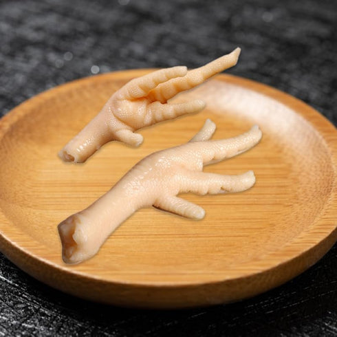 2 5.82X1.88X1.18 Inch Kisangel Realistic Chicken Feet Model Pcs Faux Food Display Props for Photography Kitchen Decor