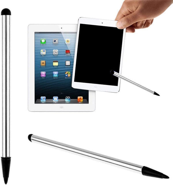 2Pcs Silver Stylus Pens for Touch Screens, Capacitive Pen Touch Screen Stylus Pencil for iPad Tablet Smartphone