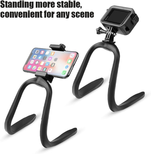 U Flex Mount Stroller Phone Holder, Selfie Stick Gooseneck Mount for Treadmill, Bike, Shopping Cart, Boat, Action