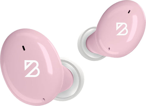 Tempo 30 Pink Wireless Earbuds for Small Ears, Comfortable Bluetooth Ear Buds for Women and Men, Sweatproof, Long