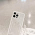 Casechics iPhone Xs Max Case: Cute 3D Crystal Bow Tie, Soft Shockproof Cover with Heart Wristband Strap (White)