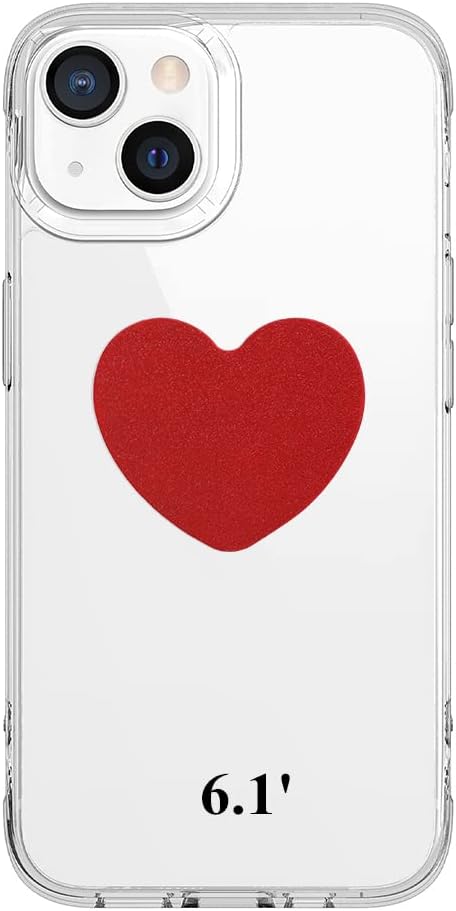 SALEX Set 9 3M 9 Pack Replacement Metal Plates with Matte Hearts. Kit of Round Iron Discs Without Holes for Magnetic