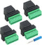 WMYCONGCONG 4 PCS RJ45 Screw Terminal Adaptor Connector for Cat7 Cat6 Cat5 Cat5e Ethernet Extender