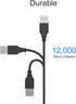 KWRNVO 4.9FT Cable(2 Packs) Charging Dock,USB Charger Cable Longer