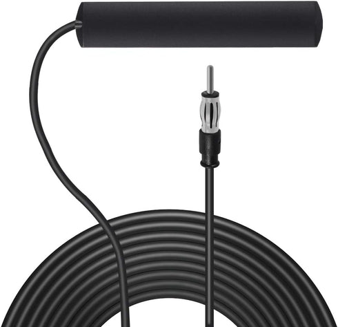 DORHEA Universal Radio Antenna Car Stereo AM FM Hidden Windshield Adhesive Mount Patch
