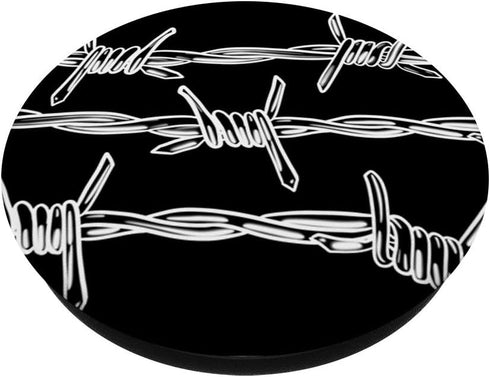 Barbed Wire Tattoo EGirl PopSockets PopGrip: Swappable Grip for Phones & Tablets