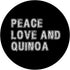Quinoa Gifts Peace Love and Quinoa PopSockets Adhesive PopGrip