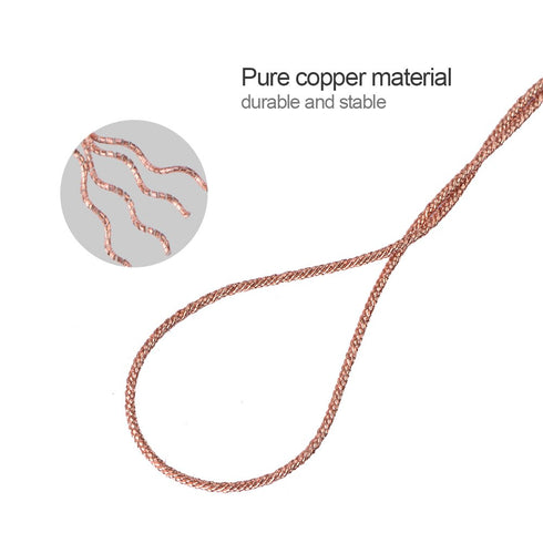 Zerone Speaker Wire Subwoofer Cable Repair, 8 Strands Braided Pure Copper Wire (1M)