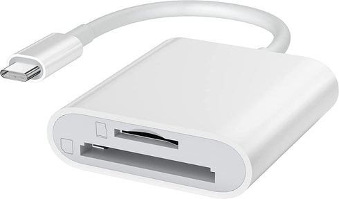 USB C SD Card Reader, USB-C to SD/Micro SD Card Reader, 2in1 High-Speed Type C Camera Memory Card Adapter