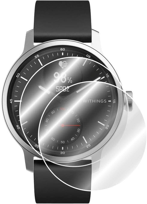 IPG for Withings ScanWatch 42mm Touchscreen Screen Protector (2 Units) Ultra HD Clear Film Anti Scratch Guard