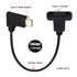 chenyang USB 3.1 Gen 2 10Gbps USB C Male to Female 90 Degree Right Angled Fast Charging Data Transfer Cable, 0.3M