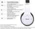 Upgraded Hybrid Noise Cancelling Headphones with Transparent Modes, Wireless Bluetooth with Mic and Deep Bass