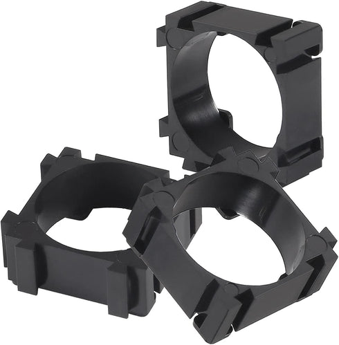 100Pcs 18650 Lithium Battery Holder, Plastic Bracket for DIY Fixed Battery Pack Stand