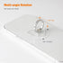 ralhaywi 2pcs Kickstand360 Phone Ring Stand Holder with DiamondHeart Shape Transparent Phone Ring Degree Rotation