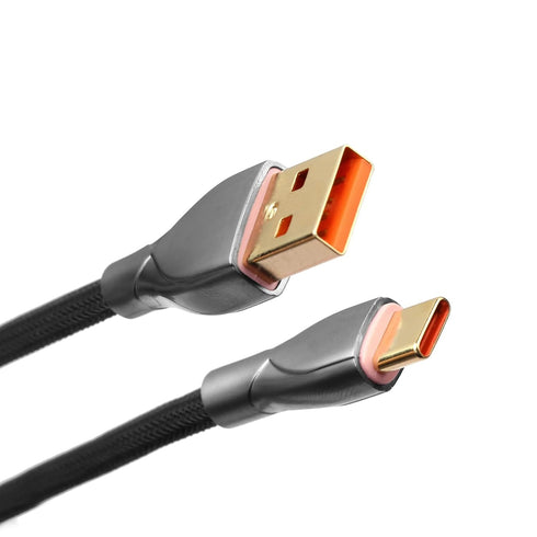 EPOMAKER Mix 1.8m Coiled Keyboard Cable, USB C to USB A TPU Cable for Mechanical Gaming Keyboard (Black)