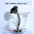 Tablet Phone Holder, Aluminum Alloy Car Phone Mount with Magnetic Suction, 360-Degree Rotation, Stable Laptop Stand (1