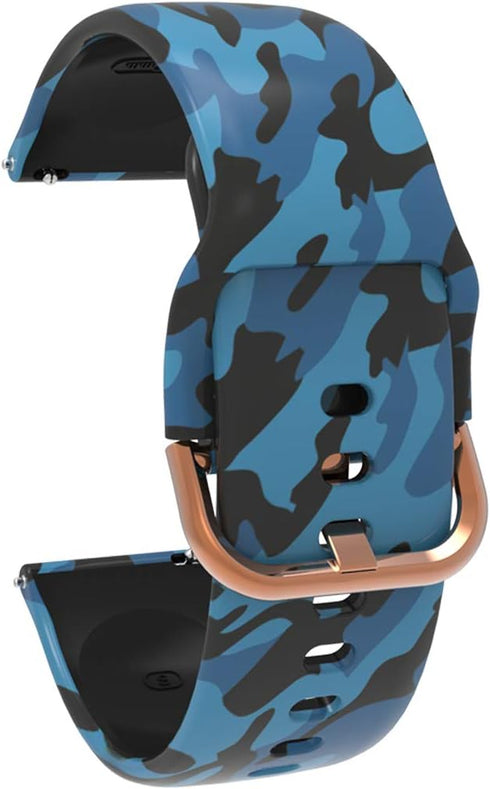 Band Compatible with Cosmo JrTrack 3/Cosmo JrTrack 2 SE/Cosmo JrTrack 2/Cosmo JrTrack Bands Replacement Silicone Wristband Camouflage Watch Straps for Kid's JrTrack 3 Fitness Tracker-3