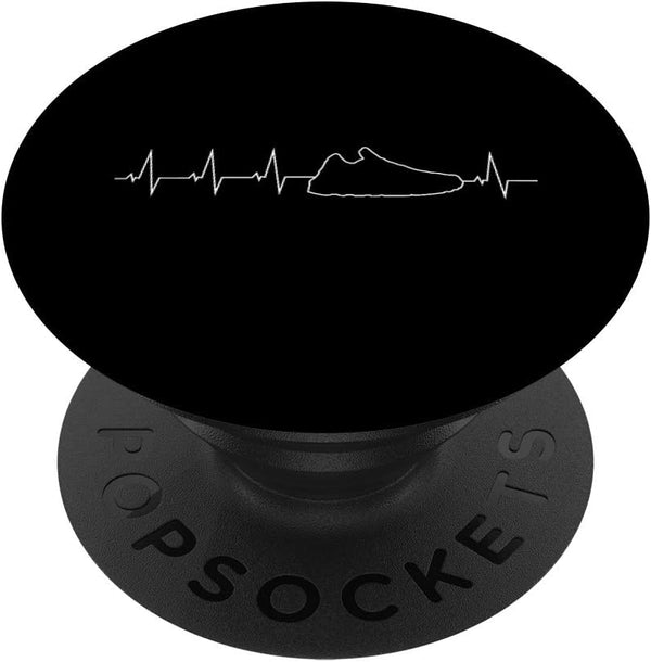PopSockets PopGrip: Swappable Grip for Phones & Tablets - Sneakers Heartbeat, Cool Design for Sneaker Addict Lovers
