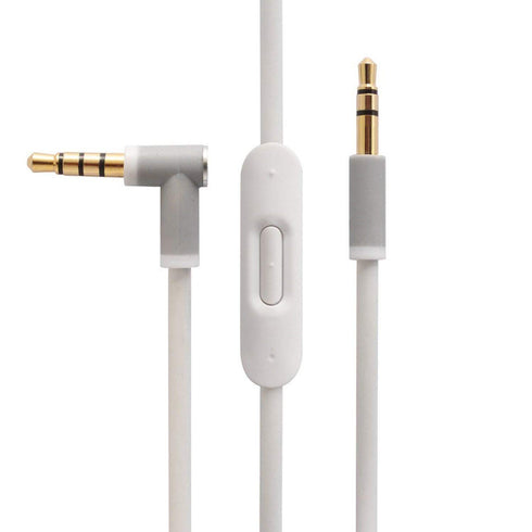 Replacement Audio Cable with Microphone and Control for Beats Headphones Solo, Studio, Pro, Detox, Wireless, Mixr,